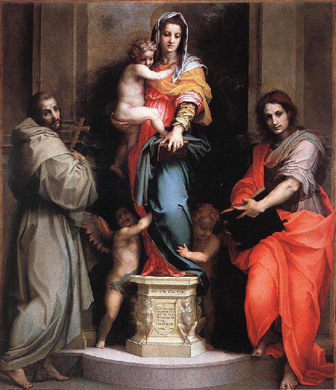 Andrea del Sarto Madonna of the Harpies fdf Norge oil painting art